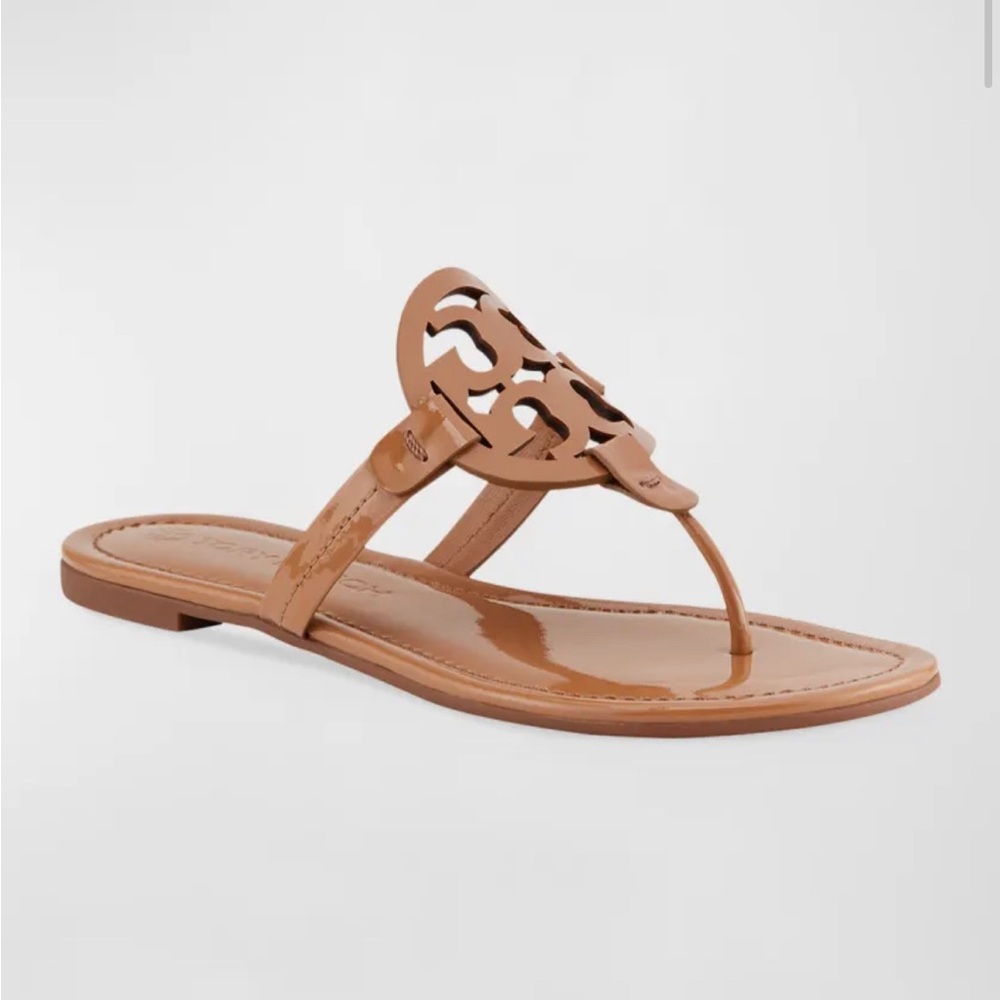 Tory Burch Miller Patent Leather Sandals